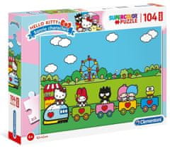 Clementoni Puzzle Hello Kitty a kamaráti MAXI 104 dielikov