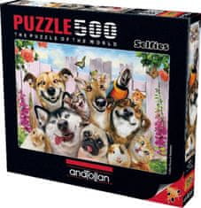 AnaTolian Puzzle Selfie domácich maznáčikov 500 dielikov