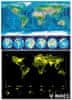 Svietiace puzzle Mapa sveta 1000 dielikov