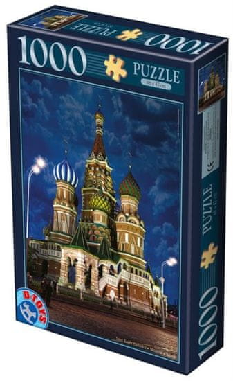 D-Toys Puzzle Chrám Vasila Blaženého, Moskva 1000 dielikov
