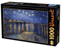 D-Toys Puzzle Hviezdna noc nad Rhonou 1000 dielikov