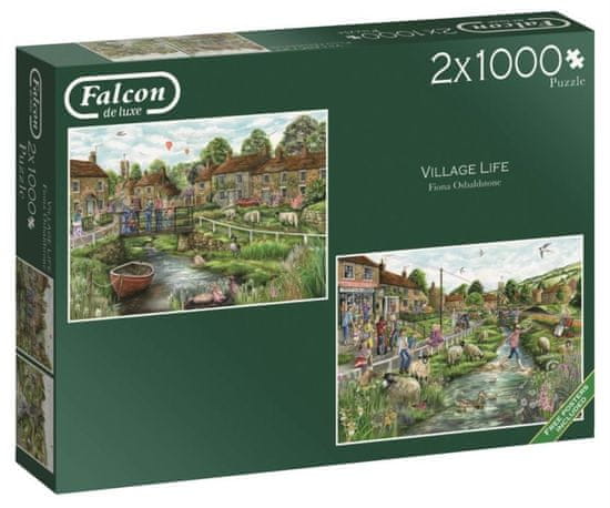 Falcon Puzzle Život na vidieku 2x1000 dielikov