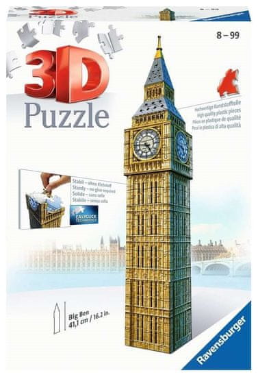 Ravensburger 3D puzzle Big Ben, Londýn 216 dielikov