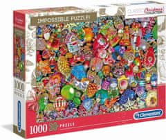 Clementoni Puzzle Impossible: Trblietavé Vianoce 1000 dielikov