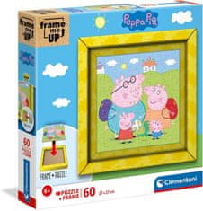 Clementoni Puzzle Frame Me Up Prasiatko Peppa 60 dielikov