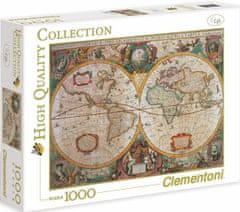 Clementoni Puzzle Historická mapa 1000 dielikov