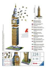 Ravensburger 3D puzzle Big Ben, Londýn 216 dielikov