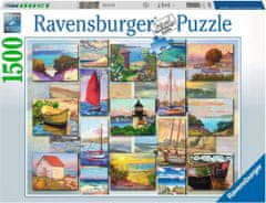 Ravensburger Puzzle Lode a pobrežie 1500 dielikov