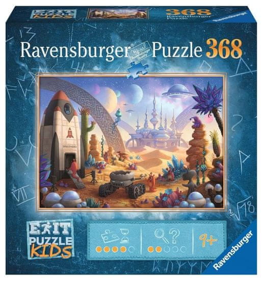 Ravensburger Únikové EXIT puzzle Kids Vesmírna misia 368 dielikov