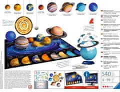 Ravensburger Puzzleball sada Slnečná sústava 522 dielikov