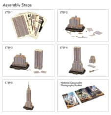 CubicFun 3D puzzle National Geographic: Empire State Building 66 dielikov