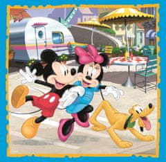 Trefl Mickey Mouse a priatelia 3v1 puzzle (20,36,50 dielikov)