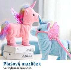 Alum online Spievajúci jednorožec Unicorn Roxy, modrý