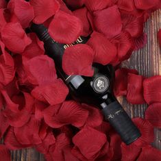 Medvídárek Okvetné lístky ruží 800 ks - tmavočervené bordové