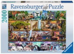 Ravensburger Puzzle Kráľovstvo divokých zvierat 2000 dielikov