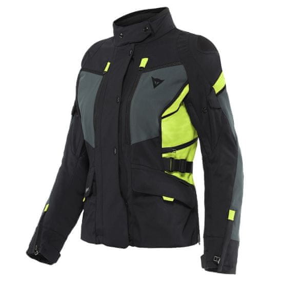 Dainese turistická bunda CARVE MASTER 3 GTX LADY black/ebony/fluo-yellow-veľkosť 44