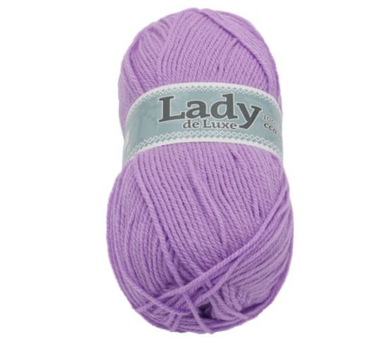 Priadza LADY de Luxe - 100g / 238 m - svetlá fialová