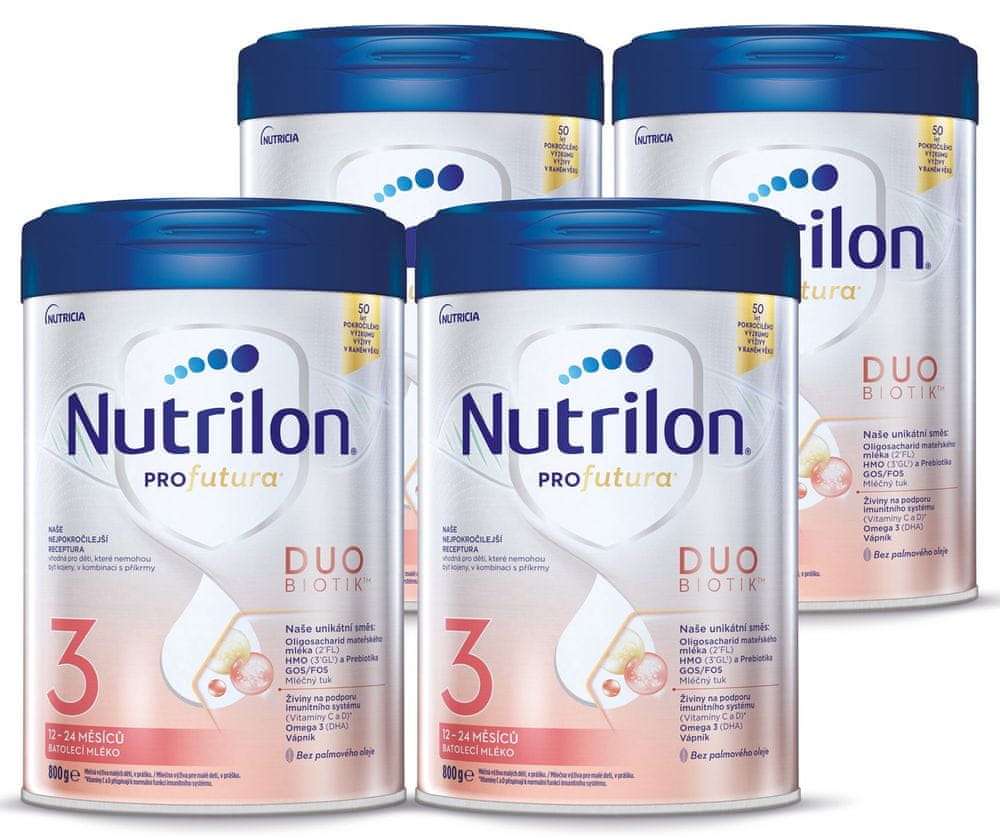 Nutrilon Profutura DUOBIOTIK 3 batoľacie mlieko 4x800 g 12+