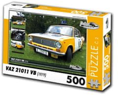 RETRO-AUTA© Puzzle č. 2 VAZ 21011 VB (1979) 500 dielikov