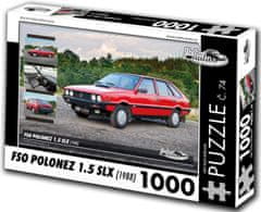 RETRO-AUTA© Puzzle č. 74 FSO Polonez 1.5 SLX (1988) 1000 dielikov