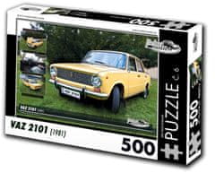 RETRO-AUTA© Puzzle č. 6 VAZ 2101 (1981) 500 dielikov