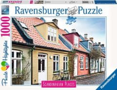 Ravensburger Puzzle Domy v Aarhuse 1000 dielikov