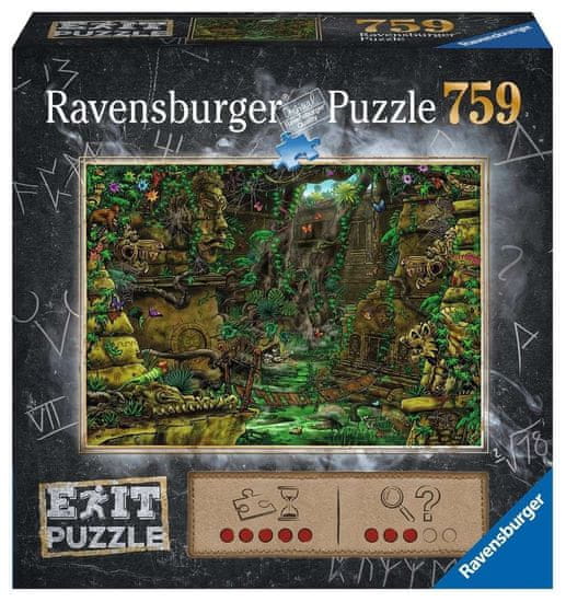 Ravensburger Únikové EXIT puzzle Tajomný chrám 759 dielikov