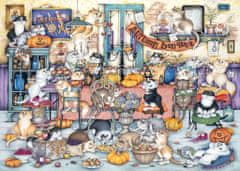 Ravensburger Puzzle Crazy Cats: Jesenná hostina 1000 dielikov