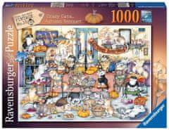 Ravensburger Puzzle Crazy Cats: Jesenná hostina 1000 dielikov