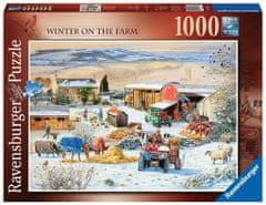 Ravensburger Puzzle Zima na farme 1000 dielikov