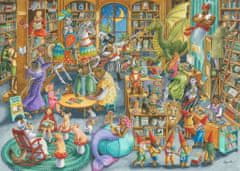 Ravensburger Puzzle Polnoc v knižnici 1000 dielikov