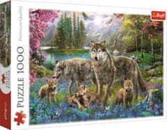 Trefl Puzzle Vlčia rodina 1000 dielikov