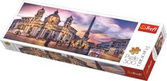 Trefl Panoramatické puzzle Piazza Navona, Rím 500 dielikov