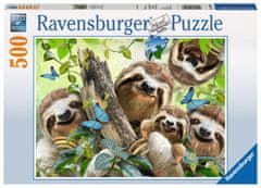 Ravensburger Puzzle Leňošia selfie 500 dielikov