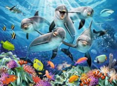 Ravensburger Puzzle Delfíny u korálového útesu 500 dielikov
