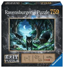 Ravensburger Únikové EXIT puzzle Vlk 759 dielikov