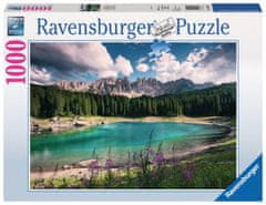 Ravensburger Puzzle Jazero v Dolomitoch 1000 dielikov