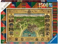 Ravensburger Puzzle Mapa Rokfortu 1500 dielikov