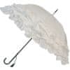 Blooming Brollies Dámsky palicový dáždnik White Triple Frill BCS3FWH