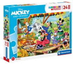 Clementoni Puzzle Mickey Mouse a priatelia MAXI 24 dielikov