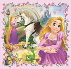 Trefl Puzzle Disney princezné s priateľmi 3v1 (20,36,50 dielikov)