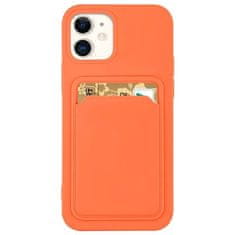 IZMAEL Puzdro Card Case pre Apple iPhone 7/iPhone 8/iPhone SE 2020/iPhone SE 2022 - Oranžová KP13649