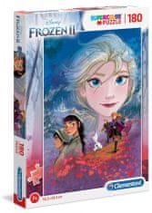 Clementoni Puzzle Ľadové kráľovstvo: Kráľovná Elsa 180 dielikov