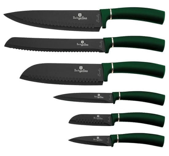 Berlingerhaus Sada nožov s nepriľnavým povrchom 6 ks Emerald Collection