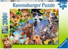 Ravensburger Puzzle Veselé zvieratká zo statku XXL 200 dielikov