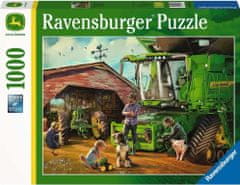 Ravensburger Puzzle John Deer: Vtedy a teraz 1000 dielikov