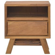 Vidaxl Nočný stolík, 40x30x45 cm, masívne teakové drevo