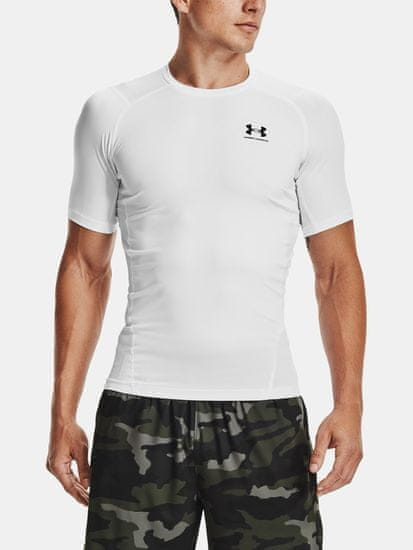 Under Armour Tričko UA HG Armour Comp SS-WHT