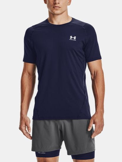 Under Armour Tričko HG Armour Fitted SS-NVY