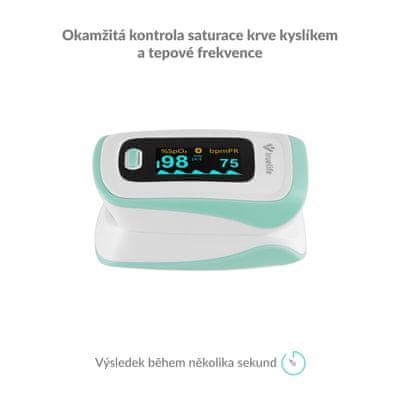 Pulzný Oxymeter Truelife X5 BT okamžitá kontrola